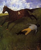 The Fallen Jockey, c.1898, degas