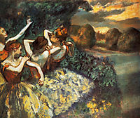Four Dancers, 1900, degas