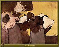Laundress Carrying Linen, 1878, degas