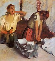 Laundry Girls Ironing, 1884, degas