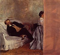 M. and Mme Edouard Manet, c.1869, degas