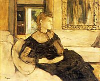Madame Gobillard, Yves Morisot, 1869, degas