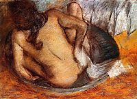 Nude in a Tub, 1884, degas