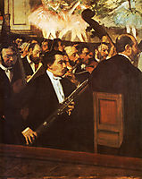 Orchestra of the Opera, 1869, degas