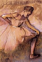 Pink Dancer, c.1900, degas