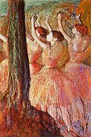 Pink Dancers, c.1898, degas