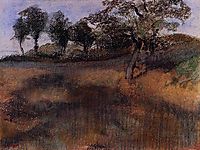 Plowed Field, c.1890, degas