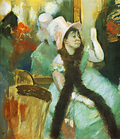 Portrait after a Costume Ball (Portrait of Madame Dietz Monnin), 1879, degas