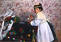 Portrait of Hortense Child Valpinçon, 1869, degas