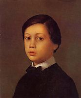 Portrait of Rene De Gas, 1855, degas