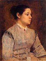 Portrait of a Young Woman, c.1865, degas