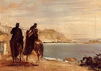 Promenade by the Sea, c.1860, degas