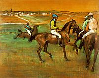 Race horses, 1888, degas