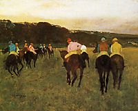 Race Horses at Longchamp, 1874, degas