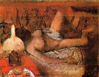 Reclining Nude, c.1885, degas