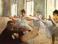 Rehearsal, 1879, degas