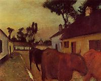 Return of the Herd, c.1898, degas