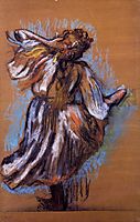 Russian Dancer , 1895, degas