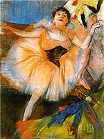 Seated Dancer, c.1880, degas
