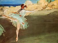 The Star - Dancer on Pointe, c.1878, degas