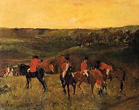 The Start of the Hunt, c.1865, degas