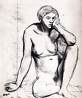 Study for the Medieval War Scene, 1865, degas