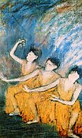 Three Dancers, c.1898, degas