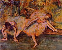 Two Dancers on a Bench, c.1905, degas