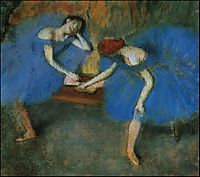 Two Dancers in Blue, c.1899, degas