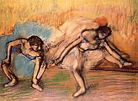 Two Dancers Resting, c.1896, degas