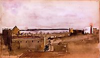View of Naples, 1860, degas