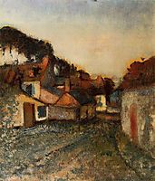 Village Street, c.1898, degas