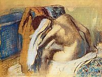 Woman Drying Her Hair, c.1898, degas