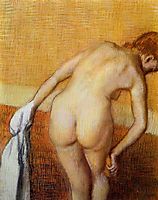 Woman Having a Bath, c.1888, degas