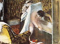 Woman Leaving Her Bath, 1877, degas
