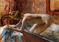 Woman Leaving Her Bath, c.1888, degas