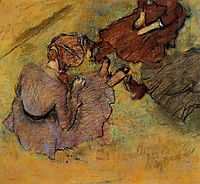 Woman Seated on the Grass, 1882, degas
