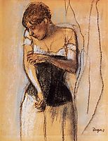 Woman Touching Her Arm, c.1883, degas