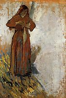 Woman with Loose Red Hair, degas