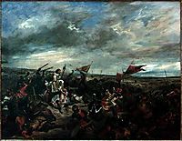 Battle of Poitiers, 1830, delacroix