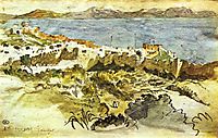 Bay of Tangier in Morocco, delacroix