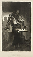 A Blacksmith, 1833, delacroix