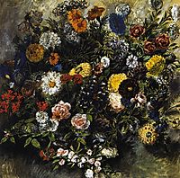 Bouquet of Flowers, 1849-1850, delacroix