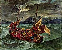 Christ on the Sea of Galilee, 1854, delacroix