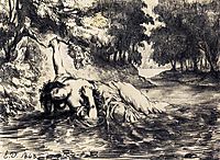 The Death of Ophelia, 1843, delacroix