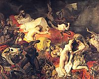 Death of Sardanapalus, 1827, delacroix