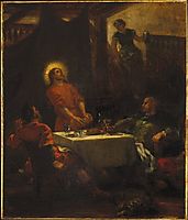 The Disciples at Emmaus, 1853, delacroix