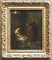 Hamlet and Ophelia, 1840, delacroix