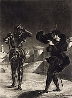 Hamlet Sees the Ghost of his Father, 1843, delacroix