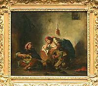 Jewish musicians in Morocco, 1847, delacroix